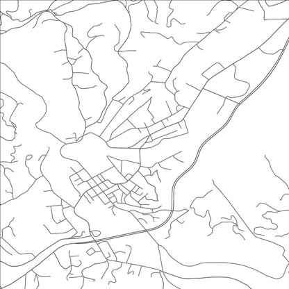 ROAD MAP OF MURPHY, NORTH CAROLINA BY MAPBAKES