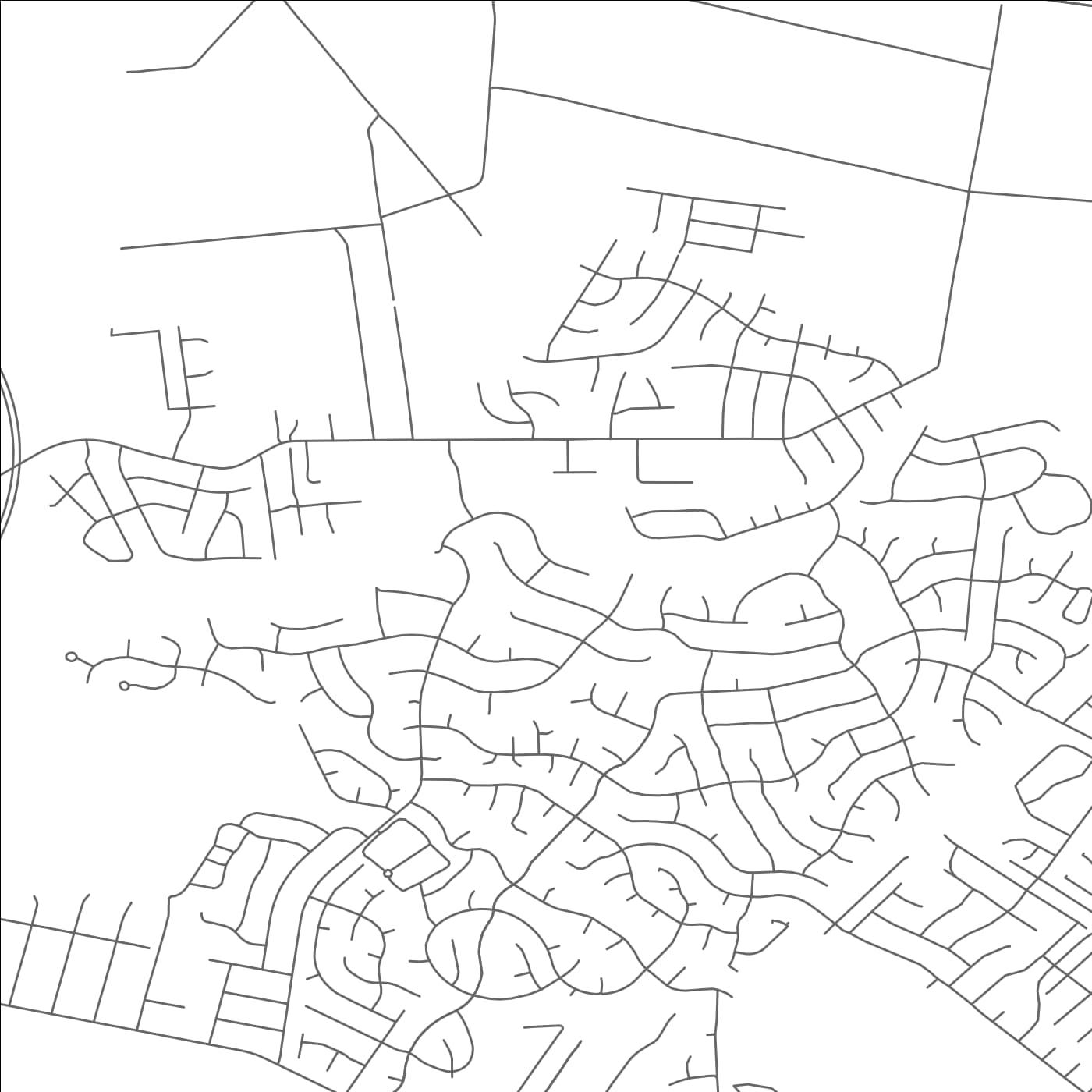 ROAD MAP OF MURRAYSVILLE, NORTH CAROLINA BY MAPBAKES