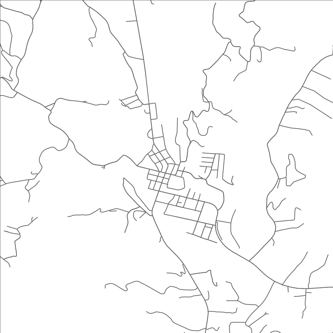 ROAD MAP OF NEWLAND, NORTH CAROLINA BY MAPBAKES