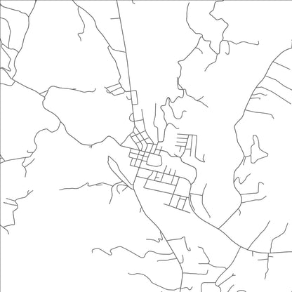 ROAD MAP OF NEWLAND, NORTH CAROLINA BY MAPBAKES