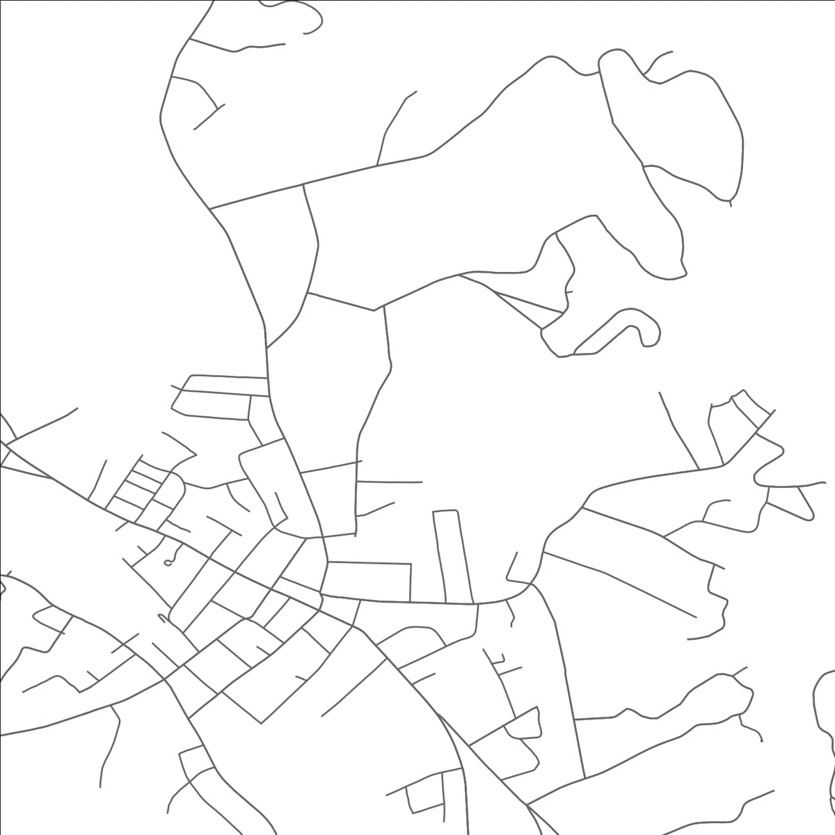 ROAD MAP OF NORWOOD, NORTH CAROLINA BY MAPBAKES