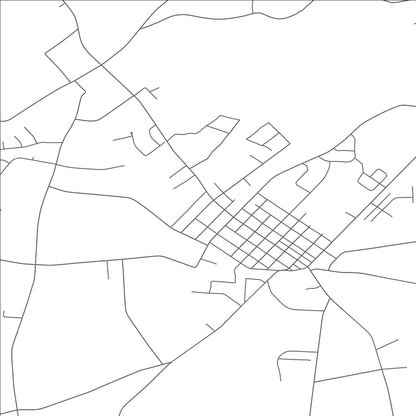 ROAD MAP OF OAKBORO, NORTH CAROLINA BY MAPBAKES