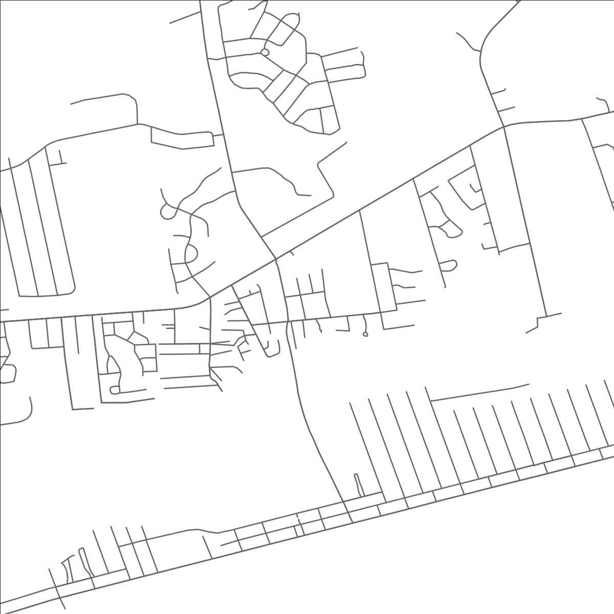 ROAD MAP OF OCEAN ISLE BEACH, NORTH CAROLINA BY MAPBAKES