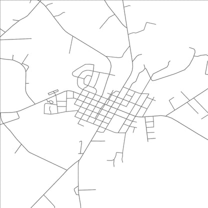 ROAD MAP OF PINETOPS, NORTH CAROLINA BY MAPBAKES