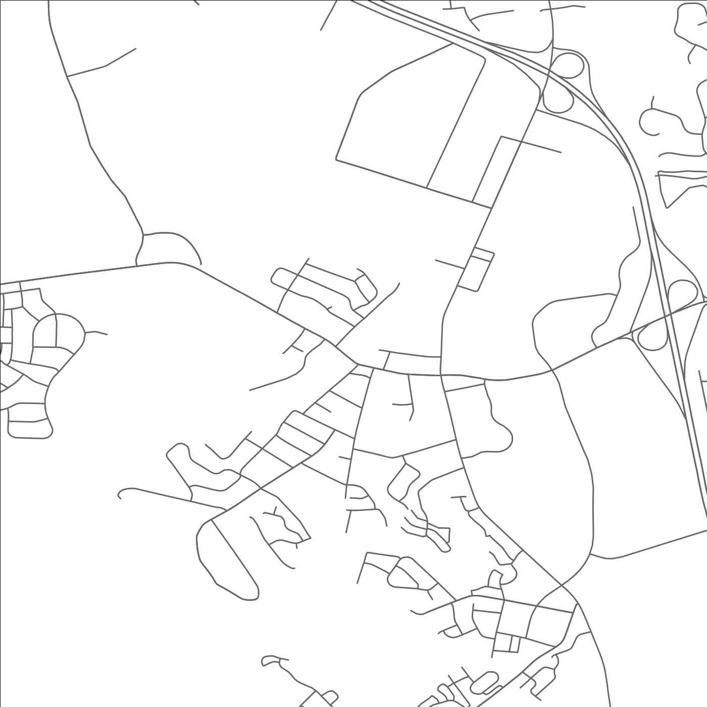 ROAD MAP OF PINEVILLE, NORTH CAROLINA BY MAPBAKES