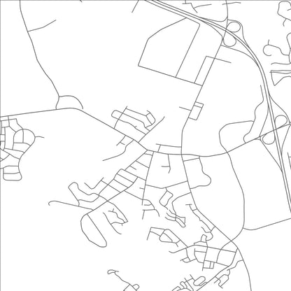 ROAD MAP OF PINEVILLE, NORTH CAROLINA BY MAPBAKES