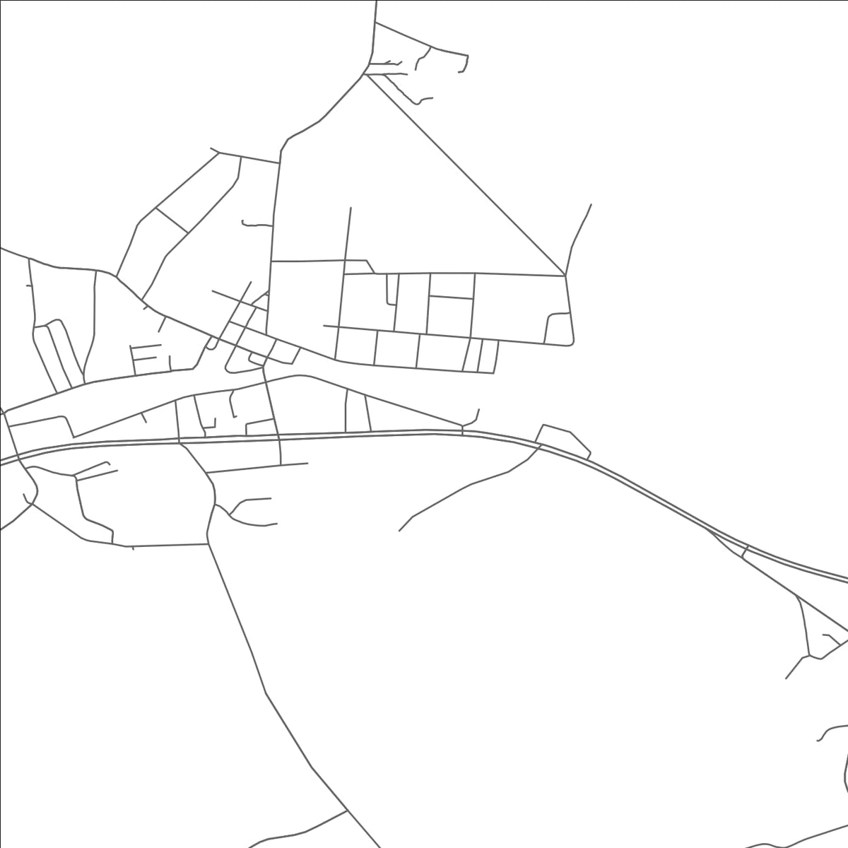 ROAD MAP OF POLKTON, NORTH CAROLINA BY MAPBAKES