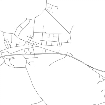 ROAD MAP OF POLKTON, NORTH CAROLINA BY MAPBAKES