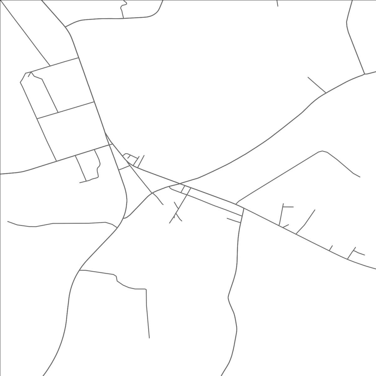 ROAD MAP OF POWELLSVILLE, NORTH CAROLINA BY MAPBAKES