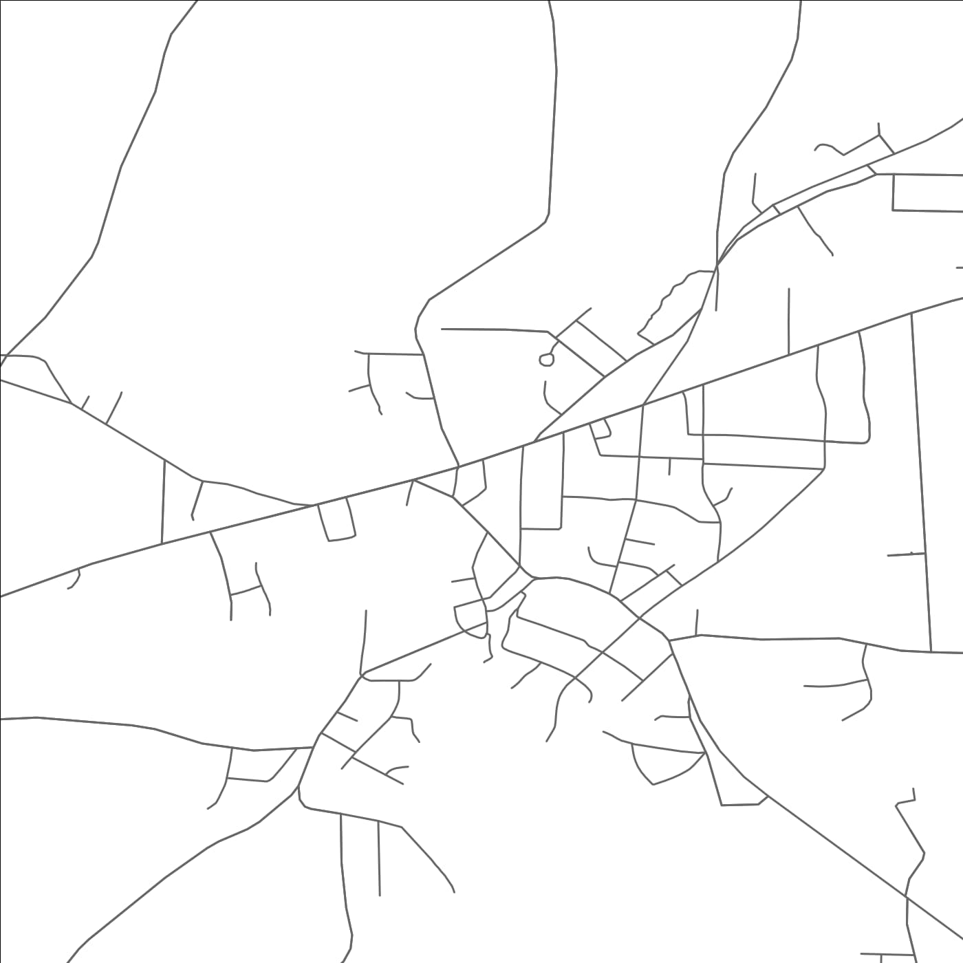 ROAD MAP OF RAMSEUR, NORTH CAROLINA BY MAPBAKES