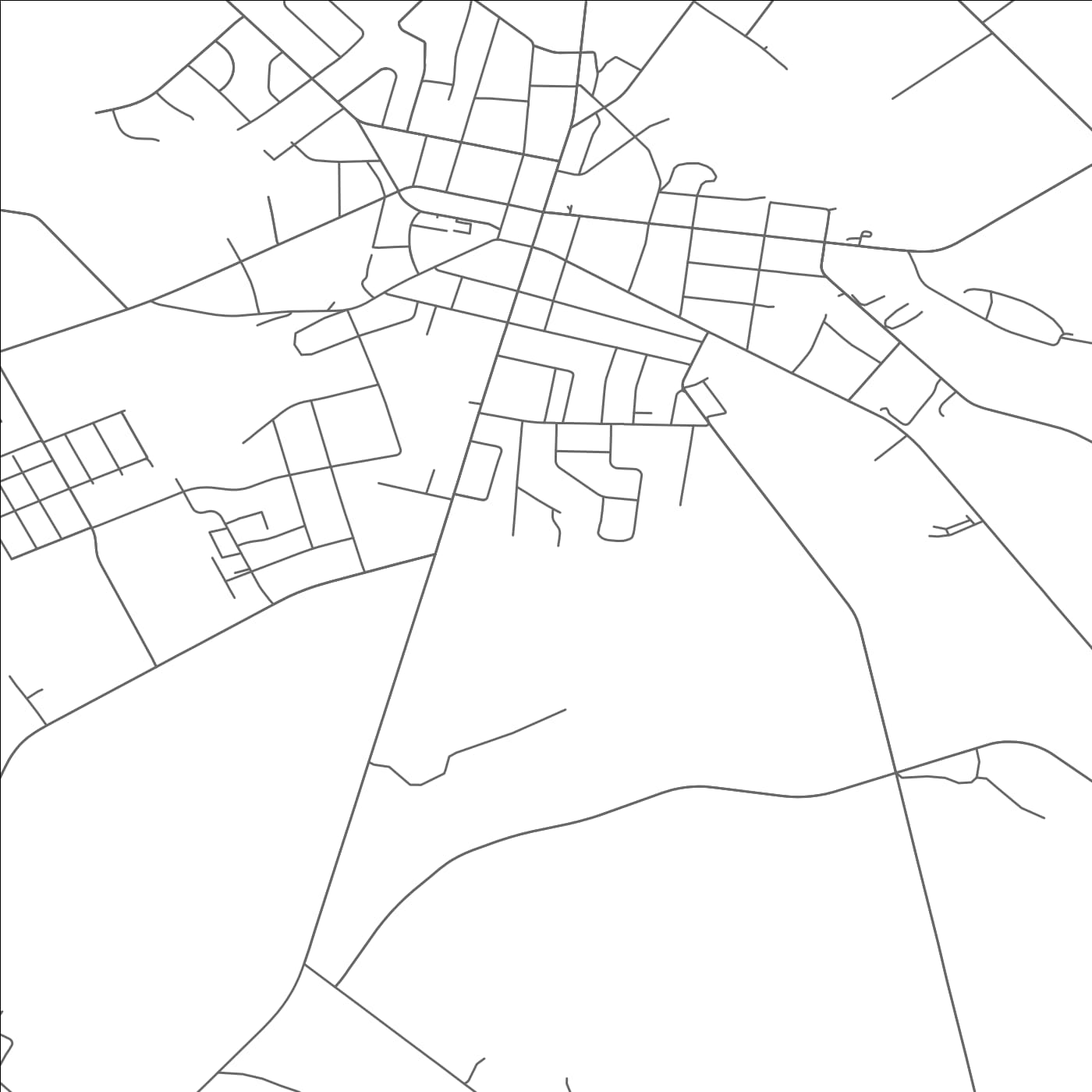 ROAD MAP OF RED SPRINGS, NORTH CAROLINA BY MAPBAKES