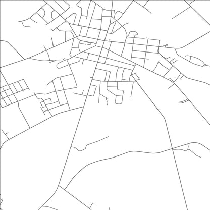 ROAD MAP OF RED SPRINGS, NORTH CAROLINA BY MAPBAKES