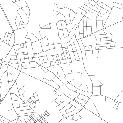 ROAD MAP OF ROCKINGHAM, NORTH CAROLINA BY MAPBAKES