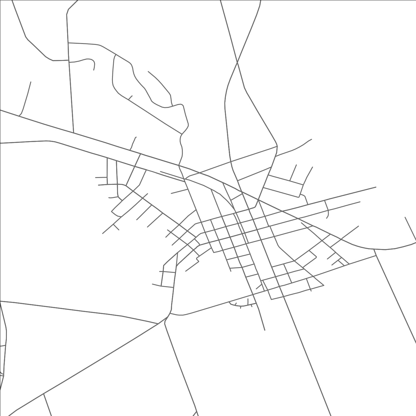 ROAD MAP OF ROSEBORO, NORTH CAROLINA BY MAPBAKES