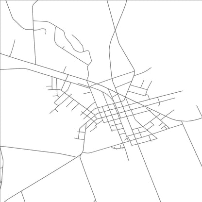 ROAD MAP OF ROSEBORO, NORTH CAROLINA BY MAPBAKES