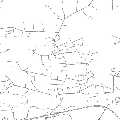 ROAD MAP OF RUTHERFORD COLLEGE, NORTH CAROLINA BY MAPBAKES