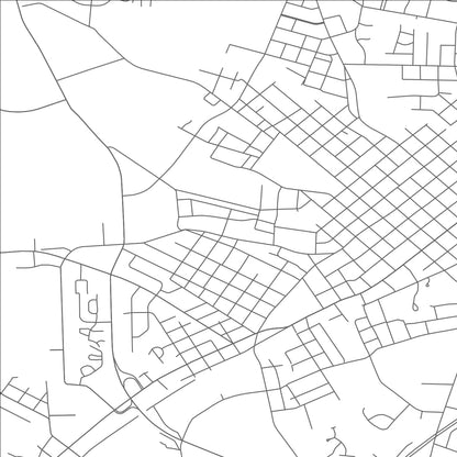 ROAD MAP OF SALISBURY, NORTH CAROLINA BY MAPBAKES