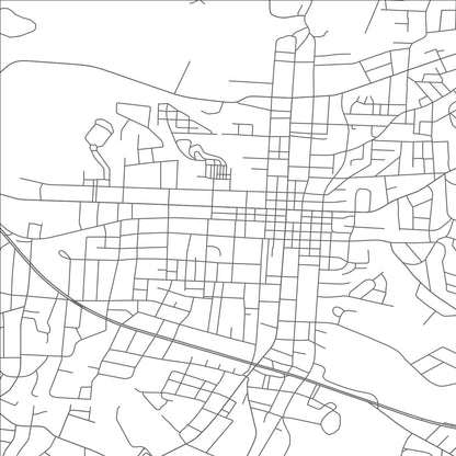 ROAD MAP OF SHELBY, NORTH CAROLINA BY MAPBAKES