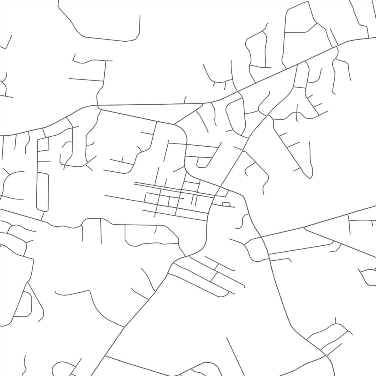 ROAD MAP OF SIMPSON, NORTH CAROLINA BY MAPBAKES