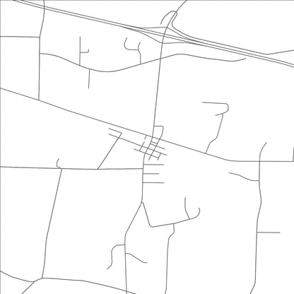 ROAD MAP OF SIMS, NORTH CAROLINA BY MAPBAKES
