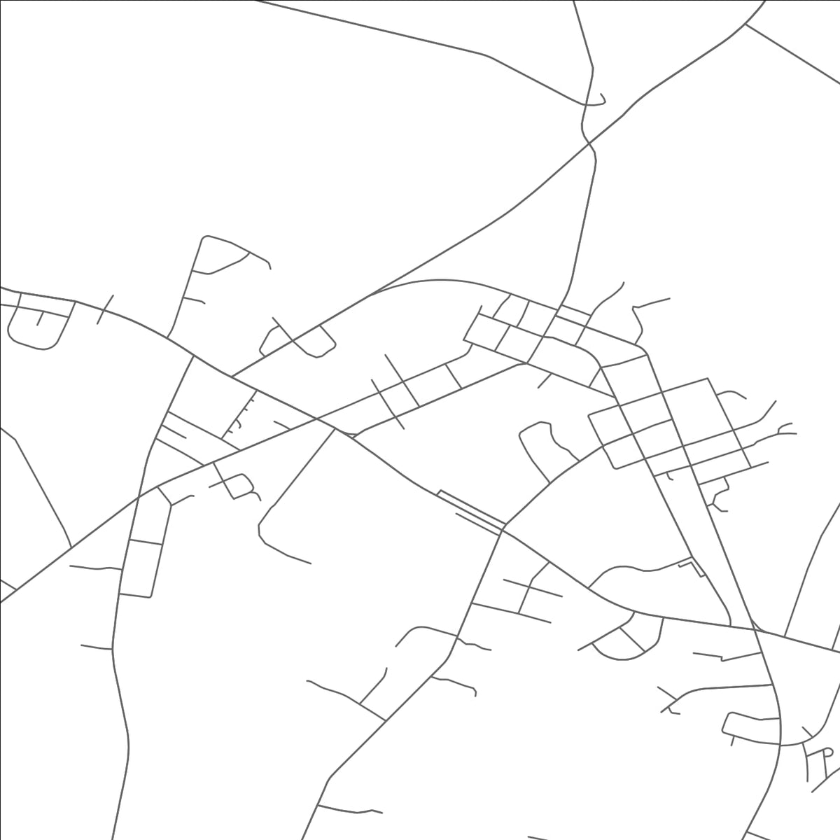 ROAD MAP OF SNOW HILL, NORTH CAROLINA BY MAPBAKES