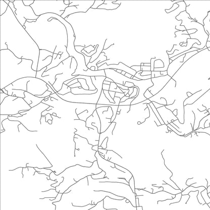 ROAD MAP OF SPRUCE PINE, NORTH CAROLINA BY MAPBAKES