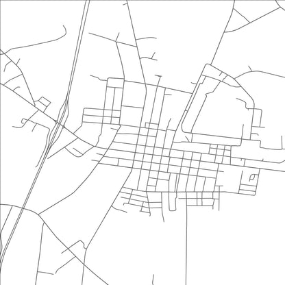 ROAD MAP OF ST. PAULS, NORTH CAROLINA BY MAPBAKES