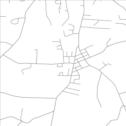 ROAD MAP OF STANFIELD, NORTH CAROLINA BY MAPBAKES