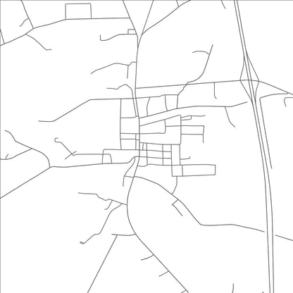 ROAD MAP OF STAR, NORTH CAROLINA BY MAPBAKES