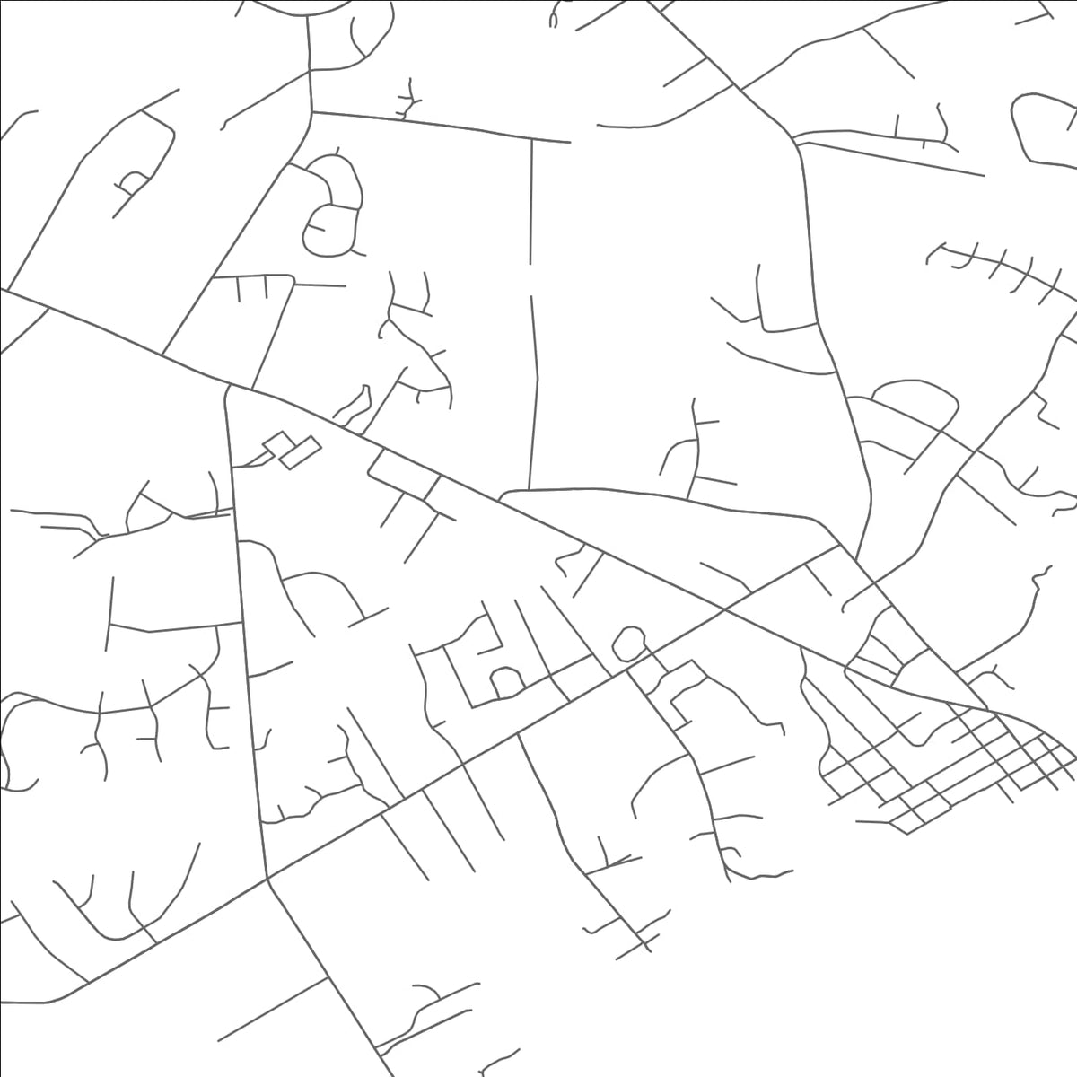 ROAD MAP OF SWANSBORO, NORTH CAROLINA BY MAPBAKES