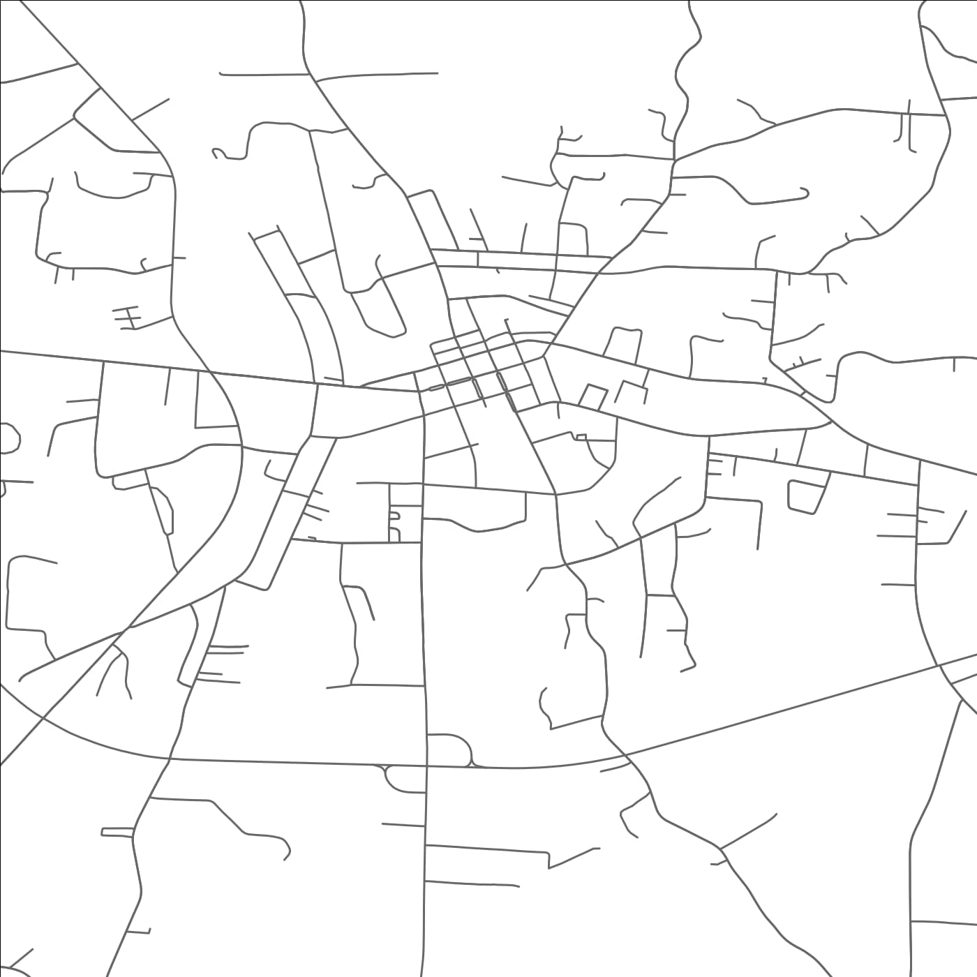 ROAD MAP OF TAYLORSVILLE, NORTH CAROLINA BY MAPBAKES