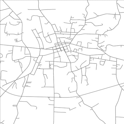 ROAD MAP OF TAYLORSVILLE, NORTH CAROLINA BY MAPBAKES