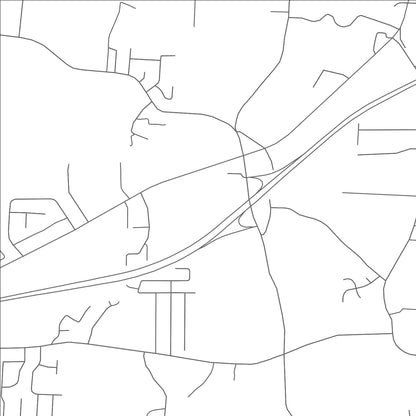 ROAD MAP OF TRINITY, NORTH CAROLINA BY MAPBAKES