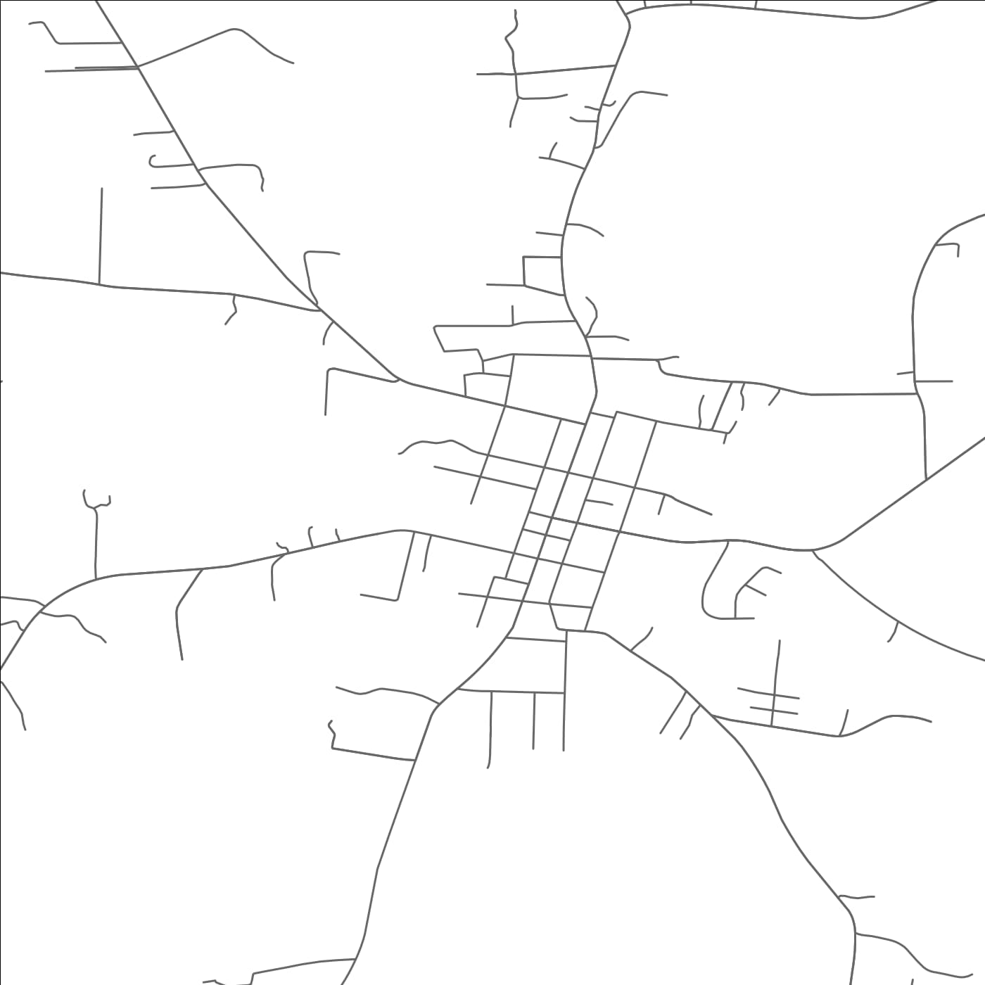 ROAD MAP OF WARRENTON, NORTH CAROLINA BY MAPBAKES