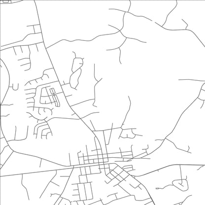 ROAD MAP OF WAXHAW, NORTH CAROLINA BY MAPBAKES