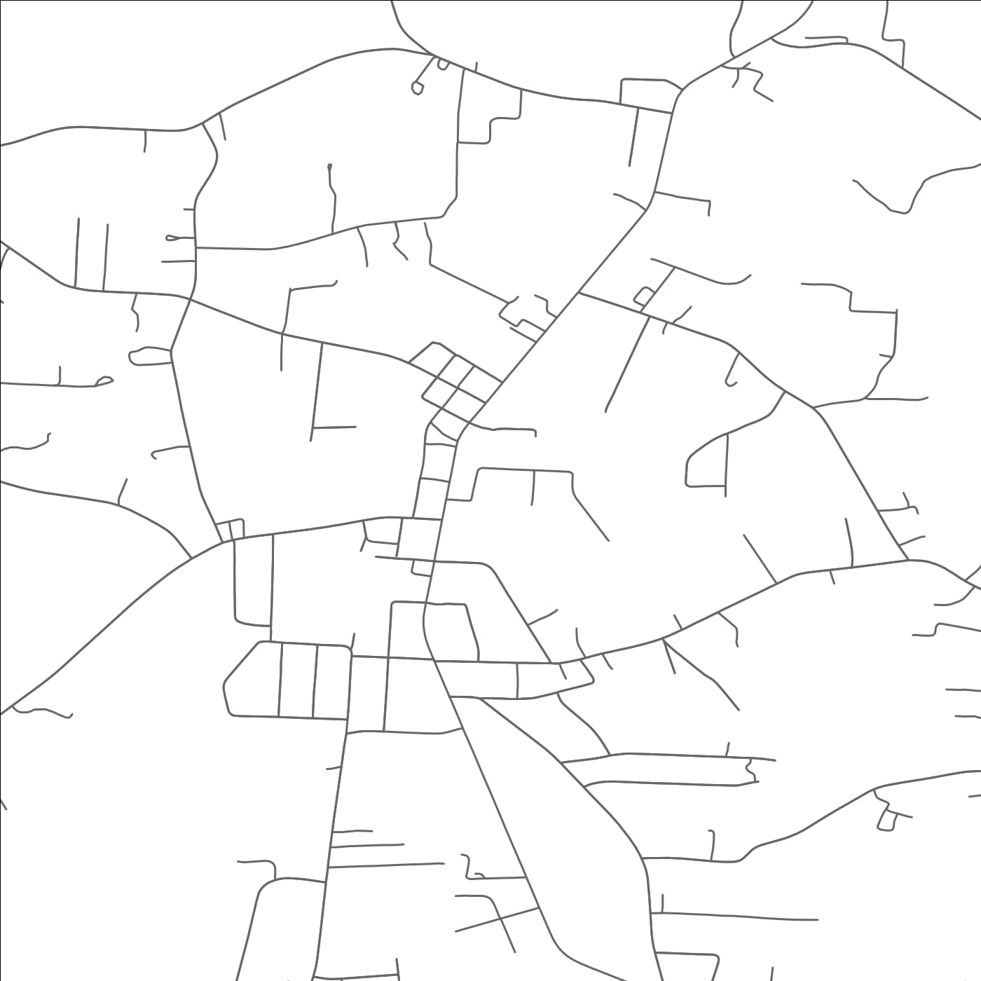 ROAD MAP OF WELCOME, NORTH CAROLINA BY MAPBAKES