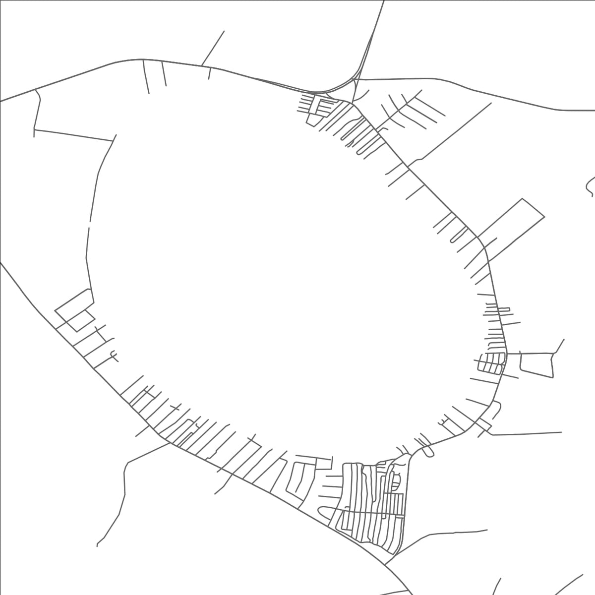 ROAD MAP OF WHITE LAKE, NORTH CAROLINA BY MAPBAKES