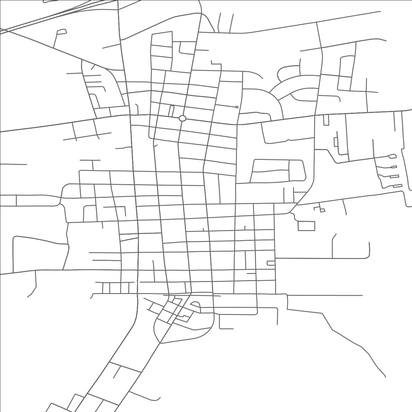 ROAD MAP OF WHITEVILLE, NORTH CAROLINA BY MAPBAKES