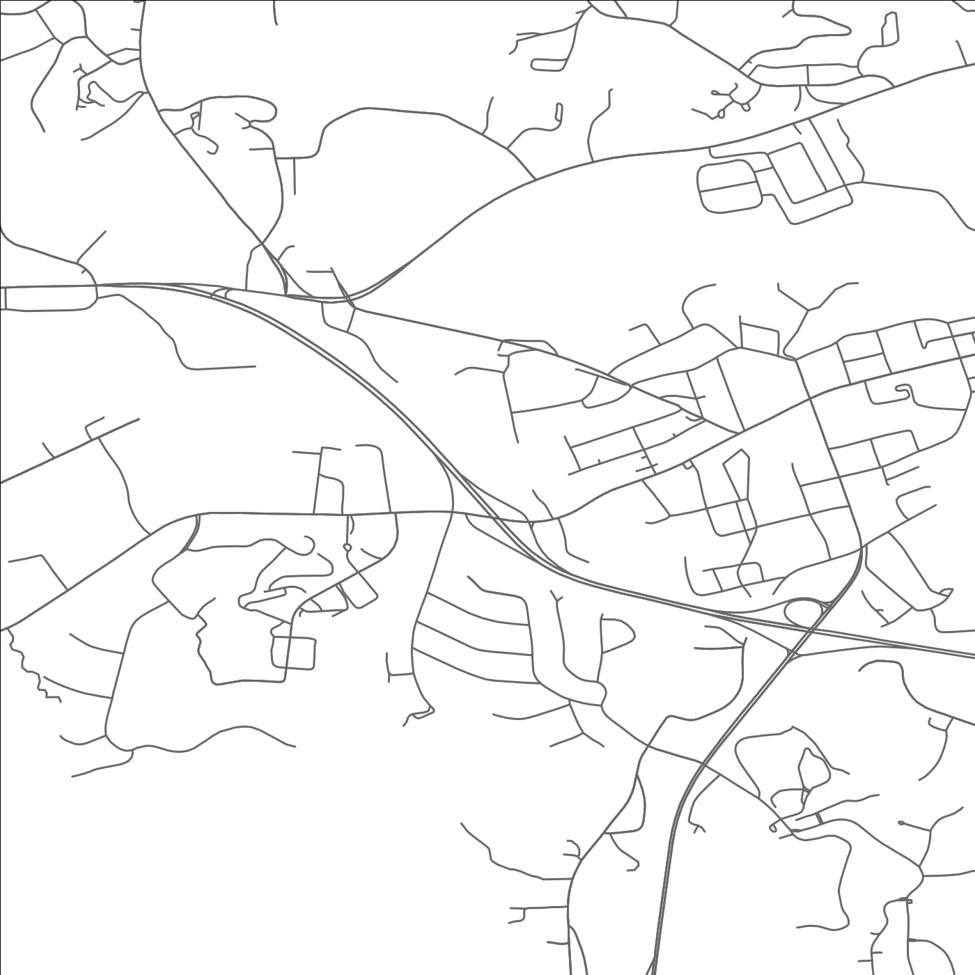 ROAD MAP OF WILKESBORO, NORTH CAROLINA BY MAPBAKES