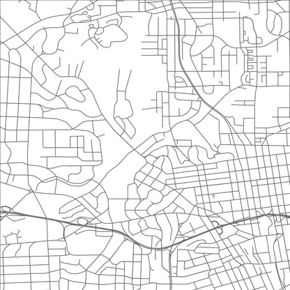 ROAD MAP OF WINSTON-SALEM, NORTH CAROLINA BY MAPBAKES