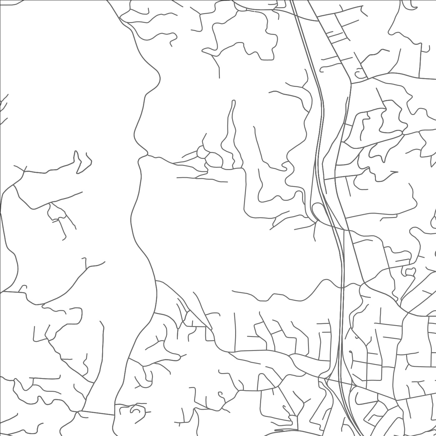 ROAD MAP OF WOODFIN, NORTH CAROLINA BY MAPBAKES