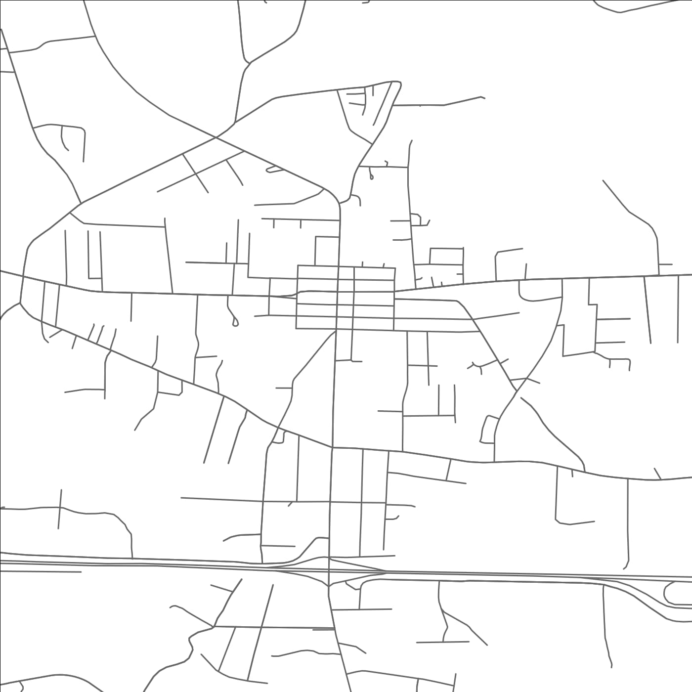 ROAD MAP OF YADKINVILLE, NORTH CAROLINA BY MAPBAKES