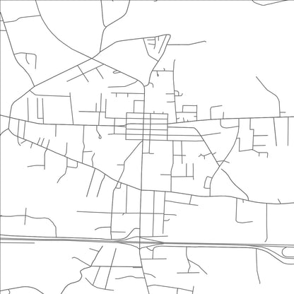 ROAD MAP OF YADKINVILLE, NORTH CAROLINA BY MAPBAKES