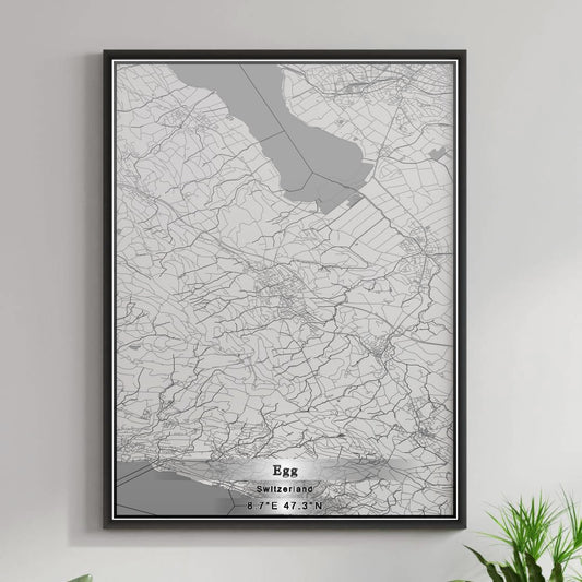 ROAD MAP OF EGG, SWITZERLAND BY MAPBAKES