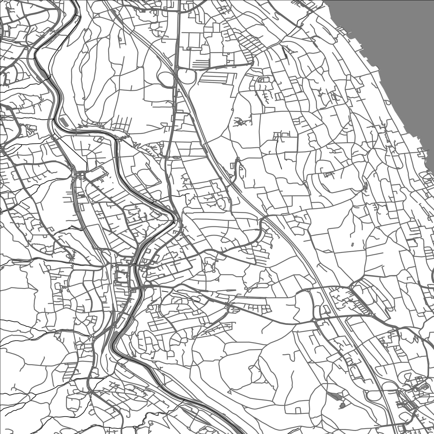 ROAD MAP OF ADLISWIL, SWITZERLAND BY MAPBAKES