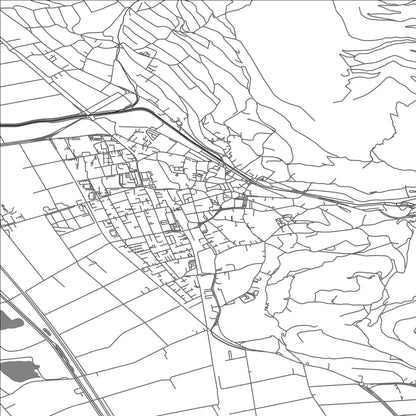 ROAD MAP OF AIGLE, SWITZERLAND BY MAPBAKES