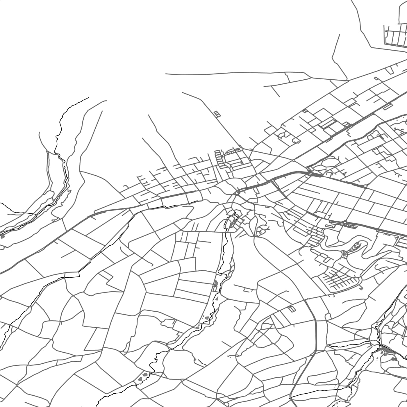 ROAD MAP OF ALLSCHWIL, SWITZERLAND BY MAPBAKES