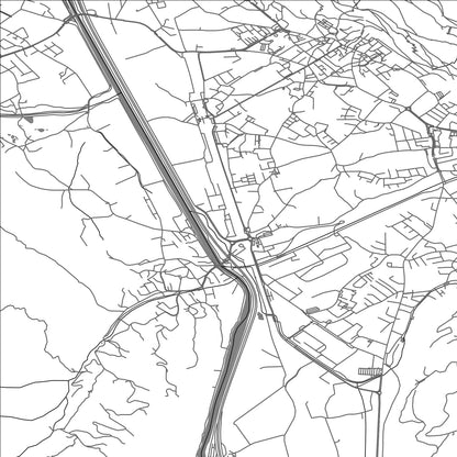 ROAD MAP OF ALTDORF, SWITZERLAND BY MAPBAKES