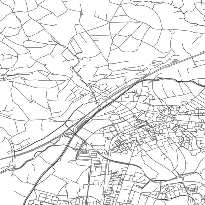 ROAD MAP OF BAAR, SWITZERLAND BY MAPBAKES