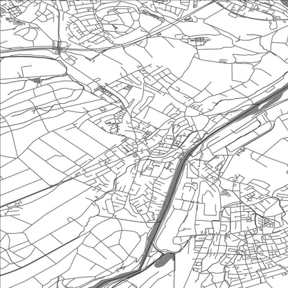 ROAD MAP OF BIBERIST, SWITZERLAND BY MAPBAKES